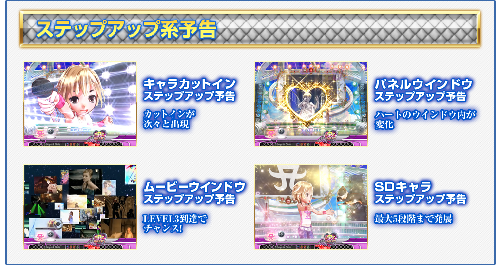 ハステップアップ系予告